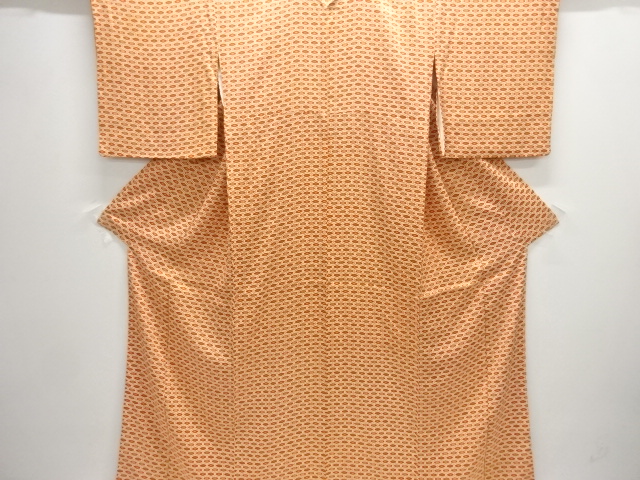 花亀甲模様小紋着物